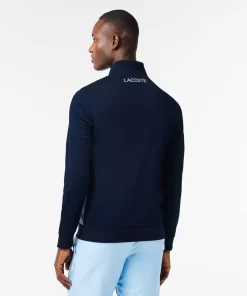 Lacoste Tennis>Ripstop Tennis Sweatshirt Navy Blau / Blau Ge5