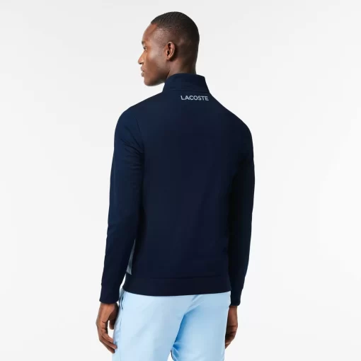 Lacoste Tennis>Ripstop Tennis Sweatshirt Navy Blau / Blau Ge5