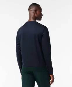 Lacoste Tennis>Ripstop Tennis Sweatshirt Navy Blau / Weis / Grun 65U