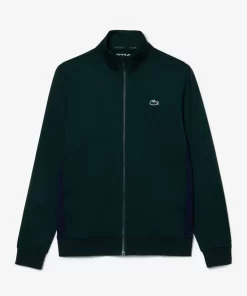 Lacoste Tennis>Ripstop Tennis Sweatshirt Grun / Navy Blau Dq5