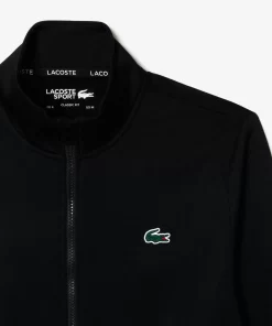 Lacoste Tennis>Ripstop Tennis Sweatshirt Schwarz / Weis 258