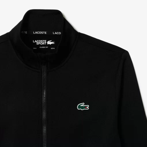 Lacoste Tennis>Ripstop Tennis Sweatshirt Schwarz / Weis 258