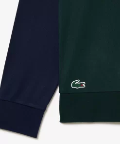 Lacoste Tennis>Ripstop Tennis Sweatshirt Navy Blau / Weis / Grun 65U