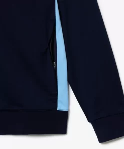 Lacoste Tennis>Ripstop Tennis Sweatshirt Navy Blau / Blau Ge5