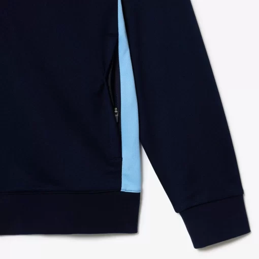 Lacoste Tennis>Ripstop Tennis Sweatshirt Navy Blau / Blau Ge5