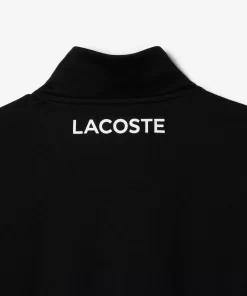 Lacoste Tennis>Ripstop Tennis Sweatshirt Schwarz / Weis 258