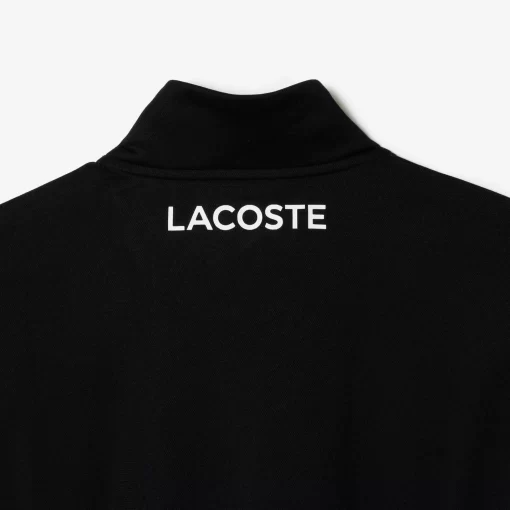 Lacoste Tennis>Ripstop Tennis Sweatshirt Schwarz / Weis 258