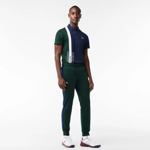 Lacoste Tennis>Ripstop Tennis-Trainingshosen Grun / Navy Blau Dq5