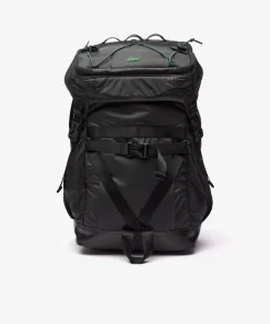 Lacoste Rucksäcke>Rucksack Aus Beschichtetem Canvas Noir Vert 132 M68