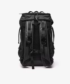 Lacoste Rucksäcke>Rucksack Aus Beschichtetem Canvas Noir Vert 132 M68