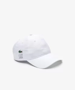 Lacoste Caps & Hüte>Schirmmutze Club Med Aus Gabardine Weis 001