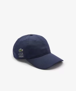 Lacoste Caps & Hüte>Schirmmutze Club Med Aus Gabardine Navy Blau 166