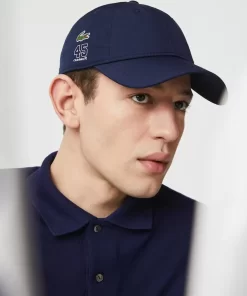 Lacoste Caps & Hüte>Schirmmutze Club Med Aus Gabardine Navy Blau 166