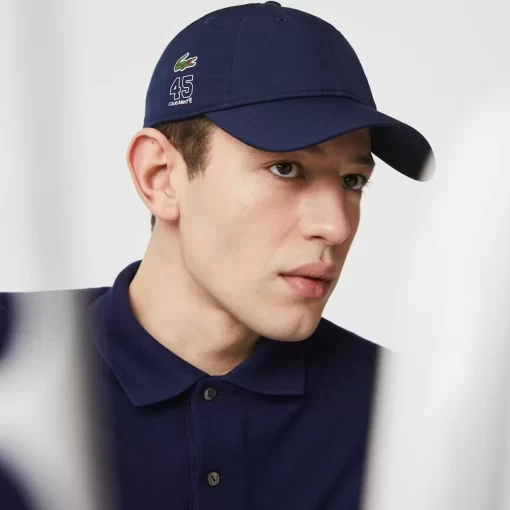 Lacoste Caps & Hüte>Schirmmutze Club Med Aus Gabardine Navy Blau 166