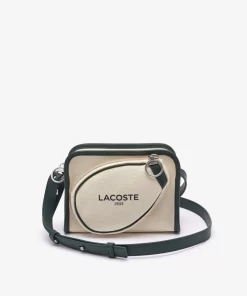 Lacoste Crossbody Taschen>Schultertasche Aus Textil Im Tennis-Style Farine Sinople F89