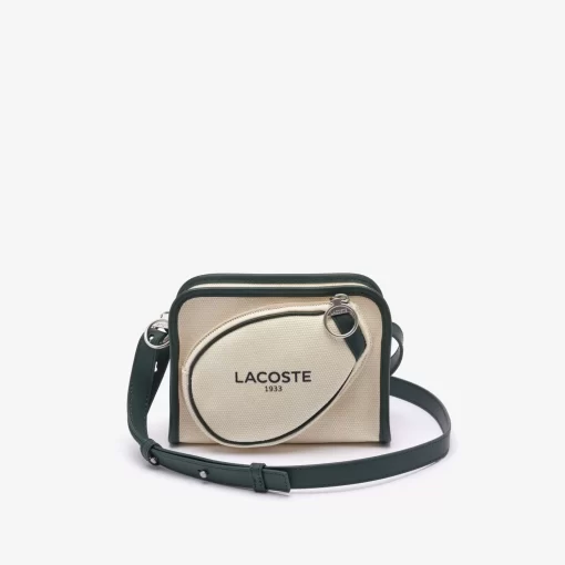 Lacoste Crossbody Taschen>Schultertasche Aus Textil Im Tennis-Style Farine Sinople F89