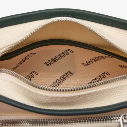 Lacoste Crossbody Taschen>Schultertasche Aus Textil Im Tennis-Style Farine Sinople F89