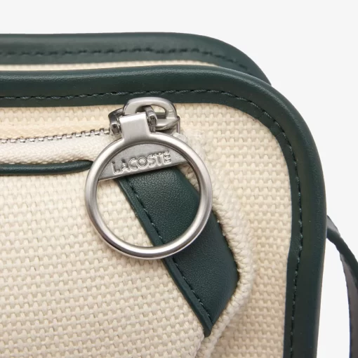 Lacoste Crossbody Taschen>Schultertasche Aus Textil Im Tennis-Style Farine Sinople F89