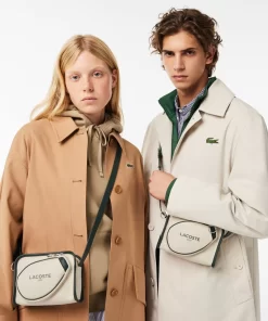 Lacoste Crossbody Taschen>Schultertasche Aus Textil Im Tennis-Style Farine Sinople F89