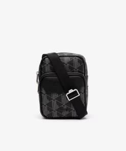 Lacoste Umhangetaschen & Gürteltaschen>Schultertasche The Blend Mit Monogramm Monogram Noir Gris H45