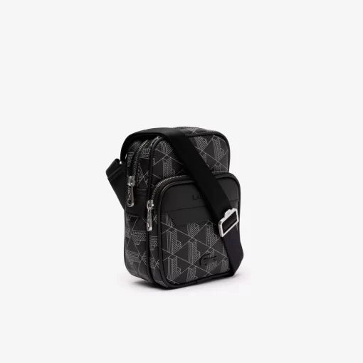 Lacoste Umhangetaschen & Gürteltaschen>Schultertasche The Blend Mit Monogramm Monogram Noir Gris H45