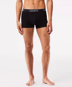 Lacoste Unterwäsche & Loungewear>Schwarze Herren Boxershorts Im 3Er-Pack Schwarz 031