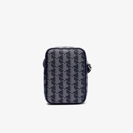 Lacoste Umhangetaschen & Gürteltaschen>Senkrechte Tasche Mit Schlusselanhanger The Blend Mono Marine 166 Laponie M83