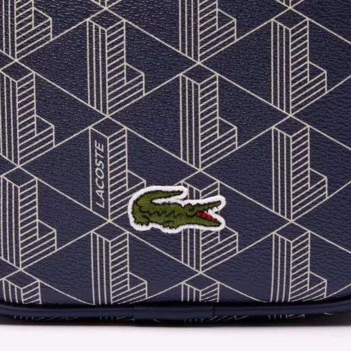 Lacoste Umhangetaschen & Gürteltaschen>Senkrechte Tasche Mit Schlusselanhanger The Blend Mono Marine 166 Laponie M83