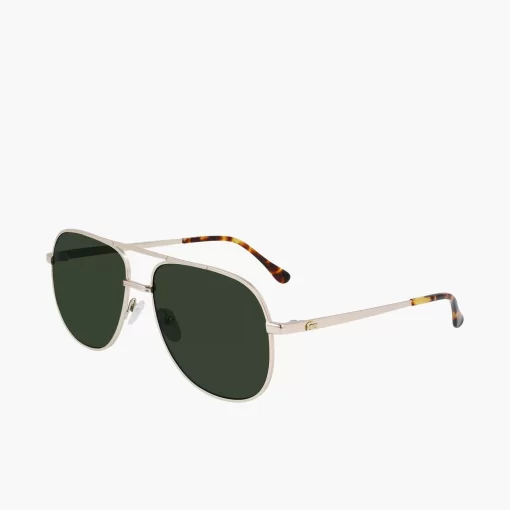 Lacoste Sonnenbrillen>Signature 101 Sonnenbrille Aus Metall Gold 714