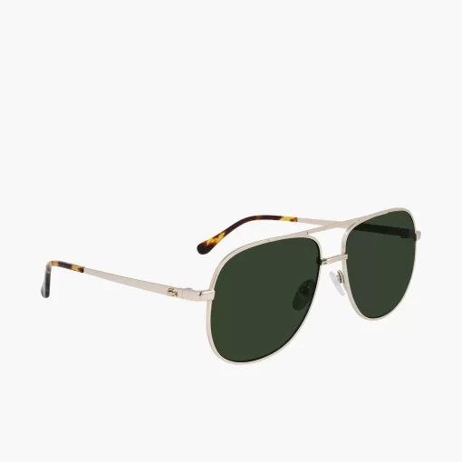 Lacoste Sonnenbrillen>Signature 101 Sonnenbrille Aus Metall Gold 714