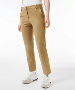 Lacoste Hosen & Shorts>Slim Fit Damen Chinos Aus Stretch-Baumwolle Beige Cb8