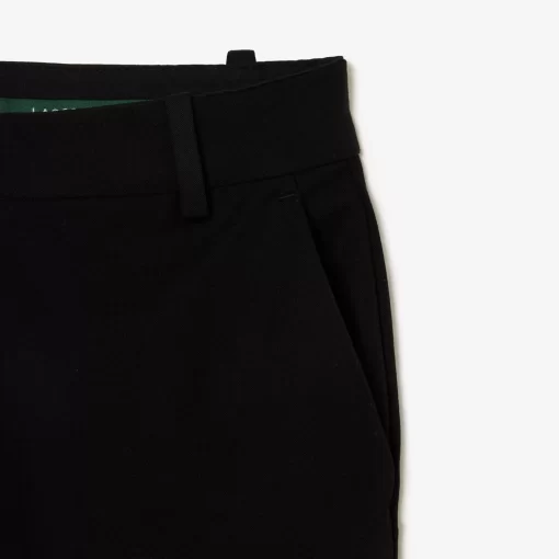 Lacoste Hosen & Shorts>Slim Fit Damen Chinos Aus Stretch-Baumwolle Schwarz 031