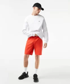 Lacoste Hosen & Shorts>Slim Fit Herren-Bermudas Aus Baumwolle Mit Stretch Orange 02K