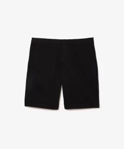 Lacoste Hosen & Shorts>Slim Fit Herren-Bermudas Aus Baumwolle Mit Stretch Schwarz 031