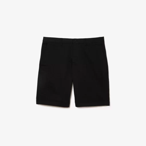 Lacoste Hosen & Shorts>Slim Fit Herren-Bermudas Aus Baumwolle Mit Stretch Schwarz 031