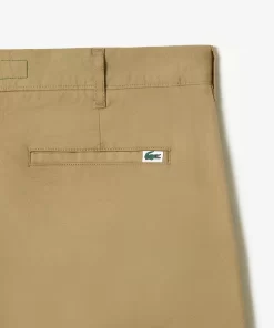 Lacoste Hosen & Shorts>Slim Fit Herren-Chinohose Mit Baumwolle Und Stretch Beige Cb8