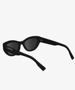 Lacoste Sonnenbrillen>Sonnenbrille Active Mit Katzenaugen Black / Blue / Black 001