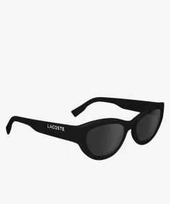 Lacoste Sonnenbrillen>Sonnenbrille Active Mit Katzenaugen Black / Blue / Black 001