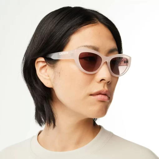 Lacoste Sonnenbrillen>Sonnenbrille Active Mit Katzenaugen Opaline Nude 272