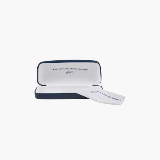 Lacoste Accessoires>Sonnenbrille Mit Eckigem Rahmen Ant Blue 466