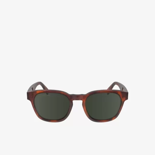 Lacoste Sonnenbrillen>Sonnenbrille Ribbon Mit Ovalem Acetatrahmen Tortoise 218