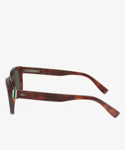 Lacoste Sonnenbrillen>Sonnenbrille Ribbon Mit Ovalem Acetatrahmen Tortoise 218