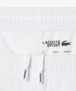 Lacoste Jungenkleidung>Sport Trainingshosen Aus Recycelten Fasern Weis 001