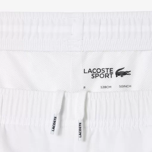 Lacoste Jungenkleidung>Sport Trainingshosen Aus Recycelten Fasern Weis 001