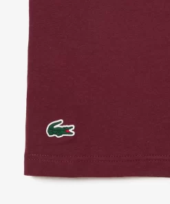 Lacoste Sportbekleidung>Sport T-Shirt Aus Baumwolljersey Burgunder Yup