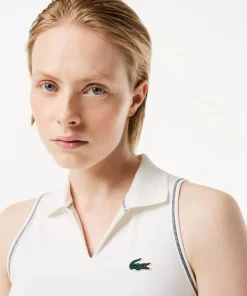 Lacoste Fitnessstudio & Training>Sport-Bh Im Polo-Style Aus Recycelten Fasern Weis 70V