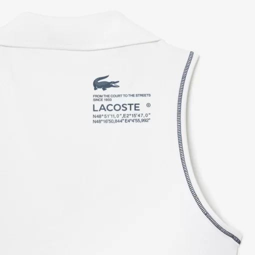 Lacoste Fitnessstudio & Training>Sport-Bh Im Polo-Style Aus Recycelten Fasern Weis 70V