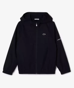 Lacoste Jungenkleidung>Sport-Jacke Mit Kapuze Und Logo-Detail Navy Blau Hde