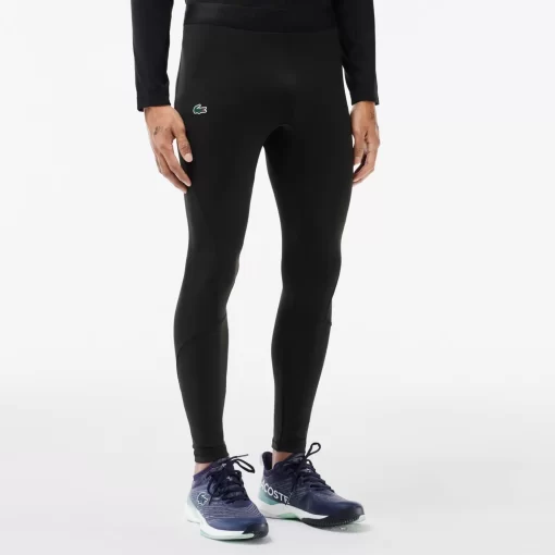 Lacoste Fitnessstudio & Training>Sport-Leggings Aus Recycelten Fasern Schwarz 031