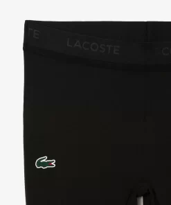 Lacoste Fitnessstudio & Training>Sport-Leggings Aus Recycelten Fasern Schwarz 031